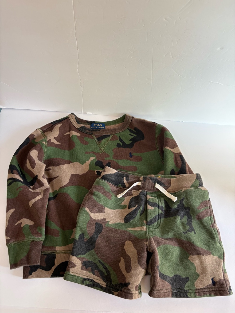 Boys Polo Ralph Lauren Camo Set Size 5